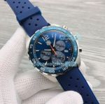 Replica TAG Heuer Formula 1 Chronograph Watch Blue Dial Blue Rubber Strap